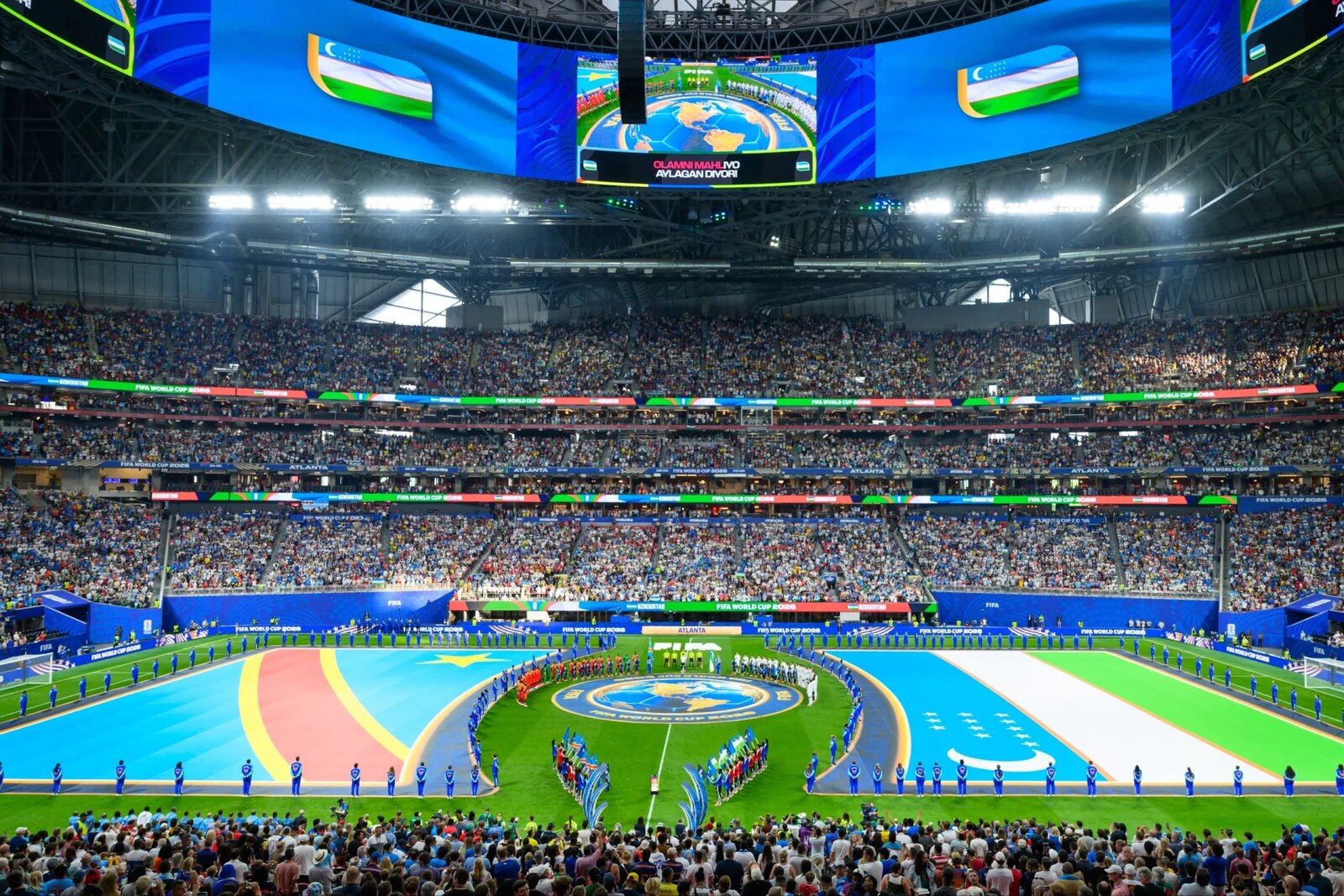 Team lineups ahead of Uzbekistan's FIFA World Cup group-stage match against DR Congo